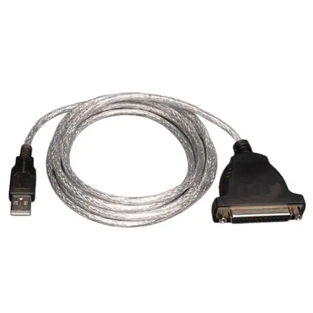 Hi-Speed USB to Parallel Printer Gold Adapter Cable USB-A to DB25 M/F