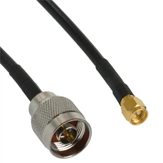 SMA straight plug to n straight plug coaxial cable assembly