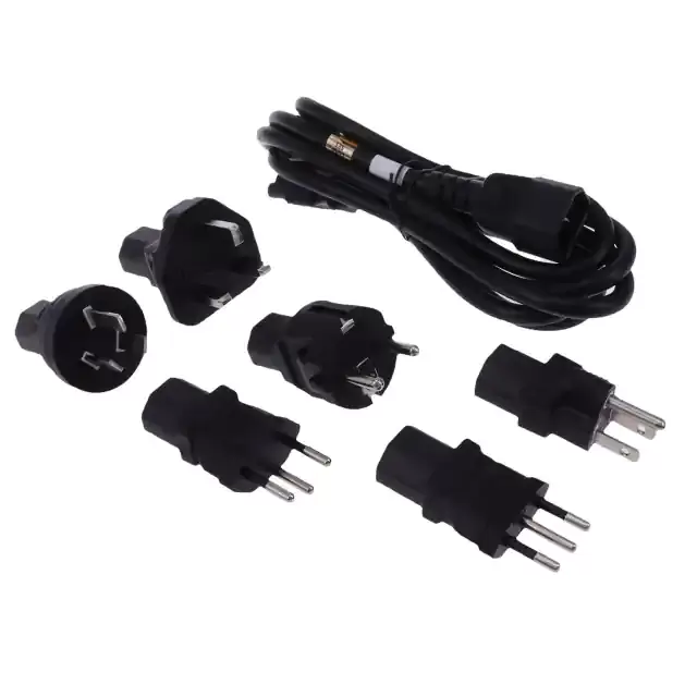 International patch cord set power cord cable with 4 PC adapters