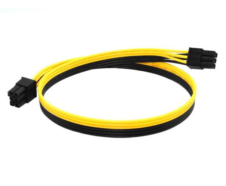 Server power conversion board plus 8p graphics card lines 50cm graphics card 6+2 stitches