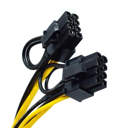 Eps8p to dual 8p graphics card extension line power supply line 1-2 connection line