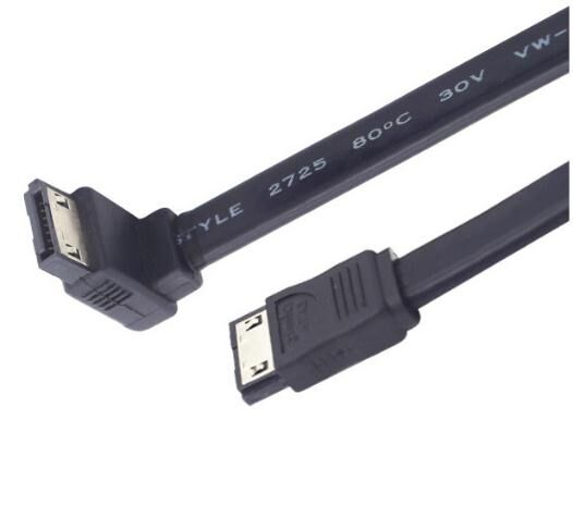 Esata7p hard disk data cable sata2.0 3.0 connection cable esata7p elbow