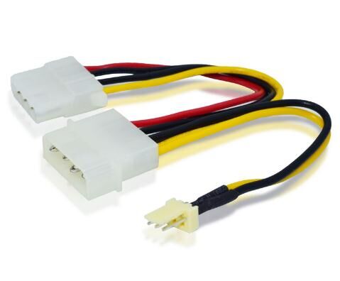 5.08 4Pin to 3pin extension cable motherboard fan adapter cable chassis power cable