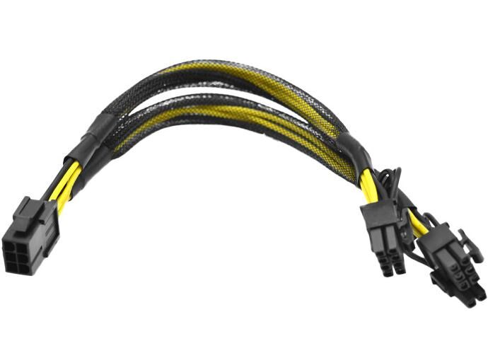 Computer graphics card power pack network 6pin double 8pin expansion cable power cable