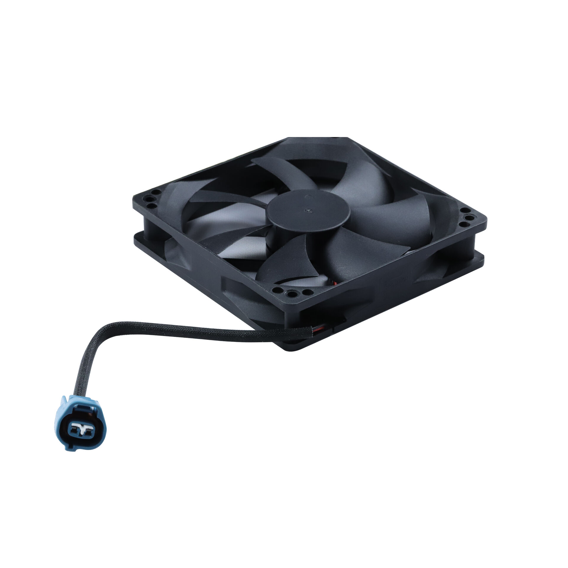 Wholesale custom computer case cooling fan with connection cable any connector black single fan