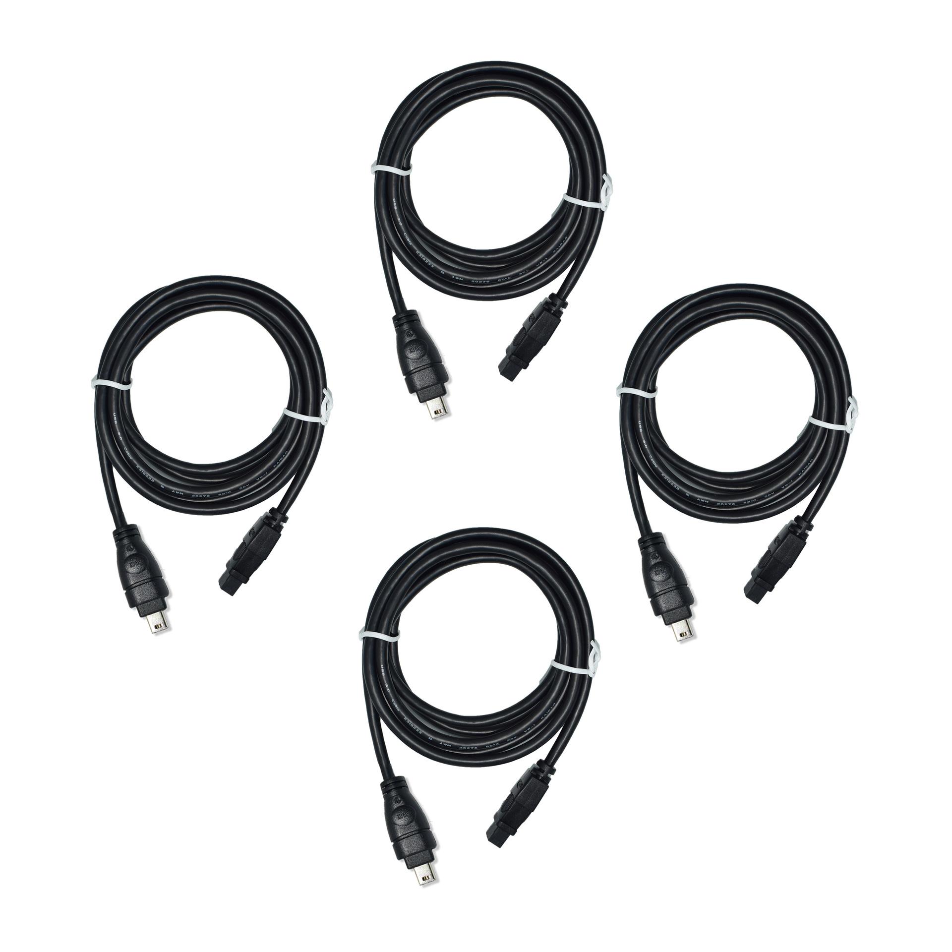 1394 FireWire 9pin to 4pin 9PIN to 4PIN PDV camera video capture card connection cable