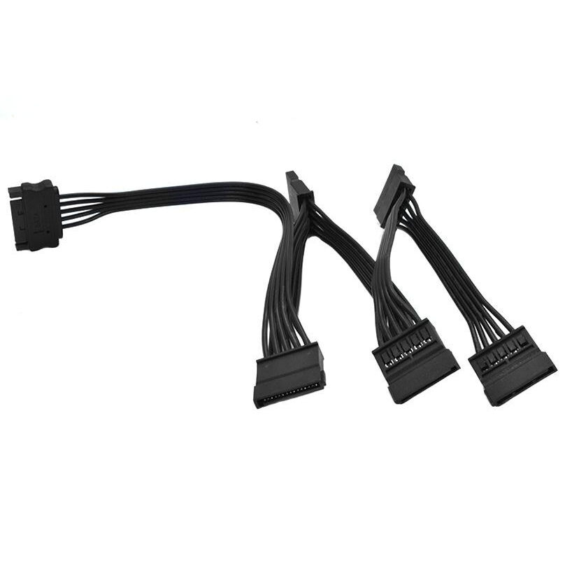 One to five serial one to five SATA hard drive power cable hard drive expansion cable