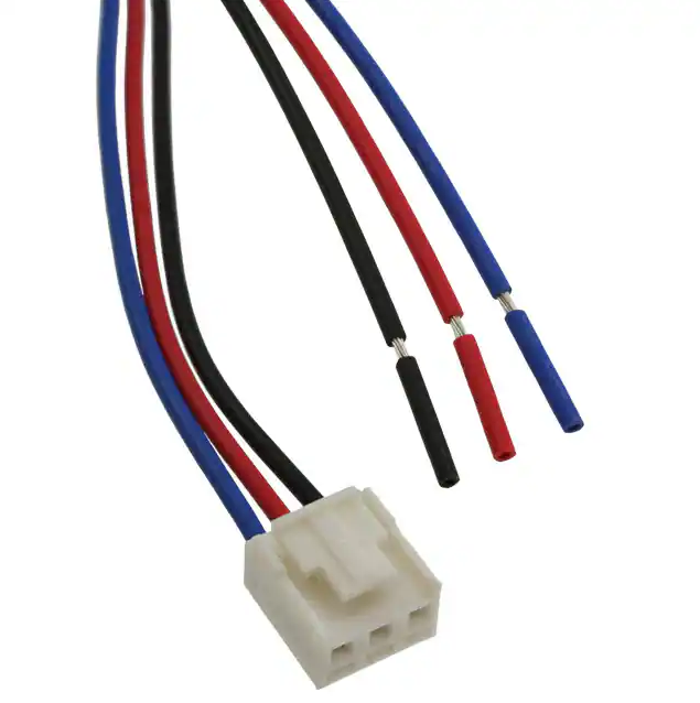Soldered Design 2154828-2 3 Rectangular Cable Assembly Plug to Single Conductor Lead 0.500' Harness Stability Fast delivery RCD