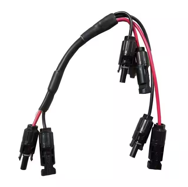 Wholesale custom RPST-CBL-2PNL-CONN cable photovoltaic pin, socket connector to photovoltaic pin 4 line 1.04' harness green environmental protection energy saving and consumption reduction RCD