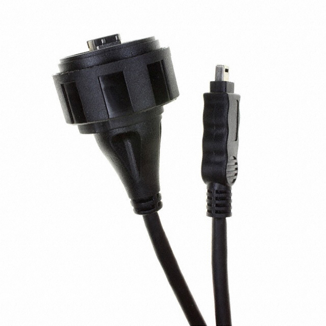 Quality AssurancePX0851/2M00 Plug, 6-Position, Round Threaded Housing to Plug, 4-Position Cable, Black 6.56' Wire Harness, Quality Material, Stable Performance RCD