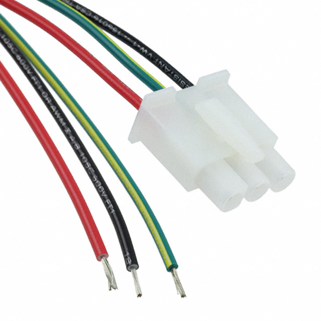 Installation process: GA310 3 rectangular cable assembly plug to single conductor lead 3.00' harness widely applicable Complete specifications RCD