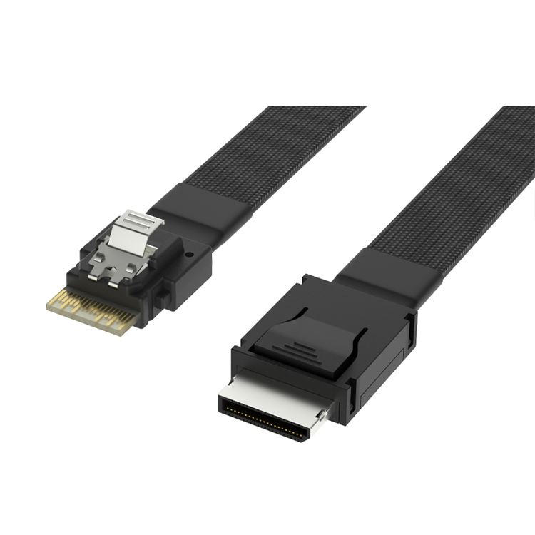 Oculink (SFF8611 4i) TO Slim sas (SFF8654 4i) harnesses are widely used and environmentally friendly RCD