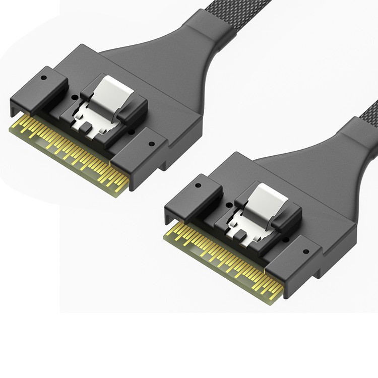 SlimSAS (SFF8654 8i) TO SlimSAS (SFF8654 8i) wire harnesses are professionally manufactured on demand  RCD