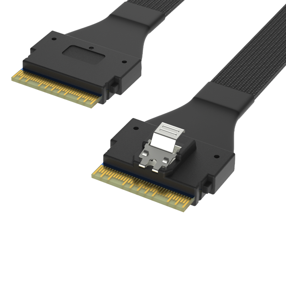 SlimSAS (SFF8654 8i) TO SlimSAS (SFF8654 8i) harnesses are available in a wide range of versions  RCD