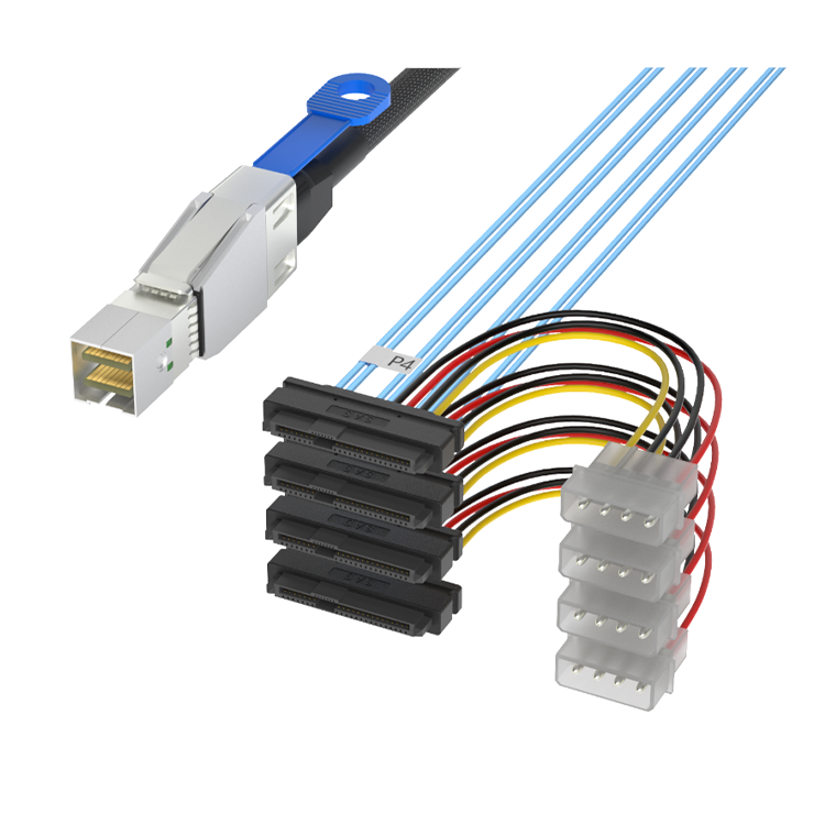 MINISAS 36PIN SFF8087 TO 4*SAS 29PIN SFF8482+ LARGE 4P WIRING HARNESS IS GREEN AND ENVIRONMENTALLY FRIENDLY, SAVING ENERGY AND REDUCING CONSUMPTION RCD