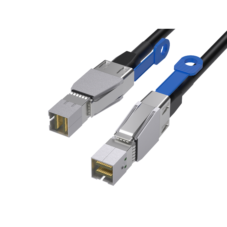 MINISAS SFF8644 TO MINISAS SFF8644 Wire Harness Years of Experience Professional Manufacturing RCD