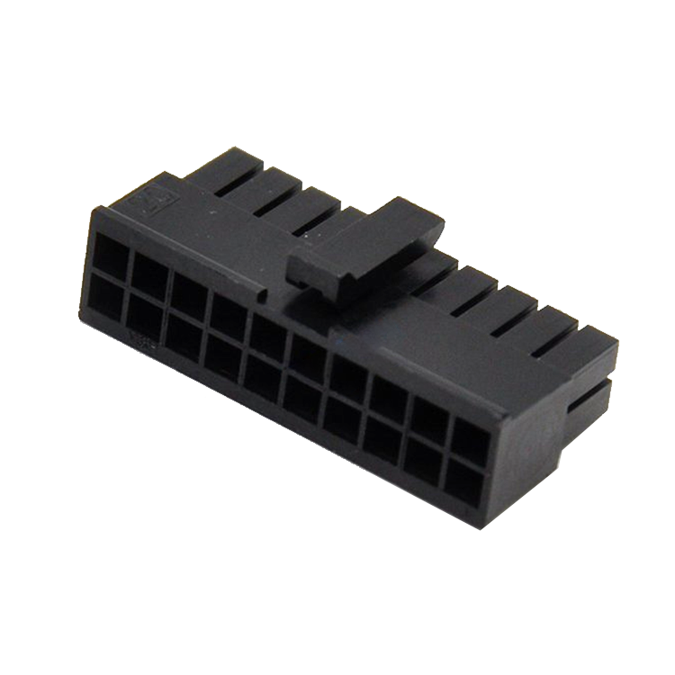 HSG PH3.0mm 2*11P Black Double Row NYLON UL94V-0 Molex P/N 43025-2200 RCD