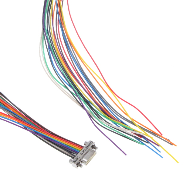 Machining and mounting A28000-021 D-Sub cable assembly D-type, Nano-D multi-stranded, ribbon 1.50' wire harness professionally manufactured on demand RCD
