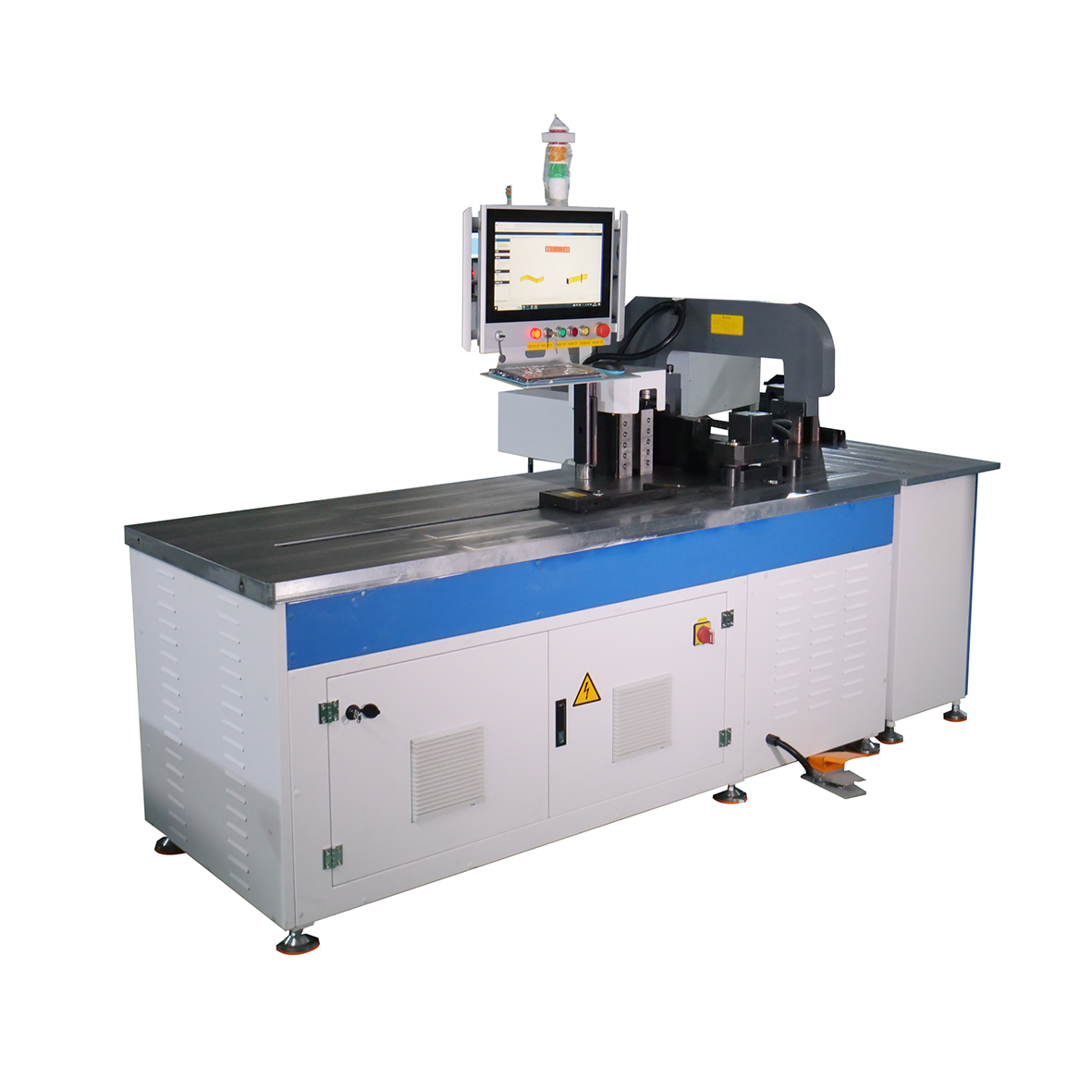 Máquina dobladora híbrida de barras colectoras 3D inteligente EMAC-BB-H12