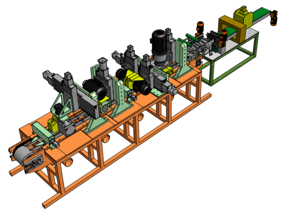Automatic Brake Pad Grinding Slotting Chamfering Machine