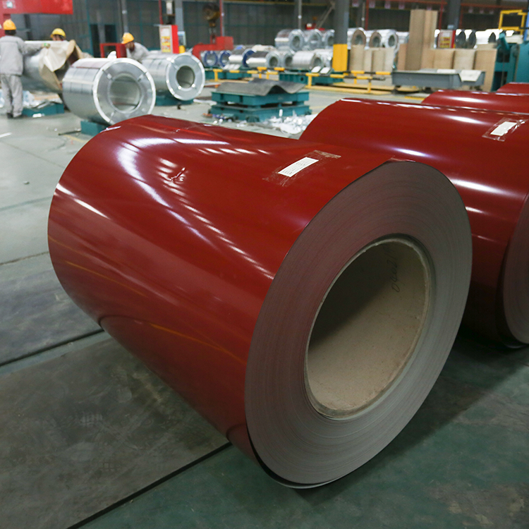 Red Color Coated Steel Coils