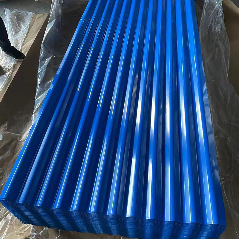 Blue Colorful Corrugated Steel Sheet