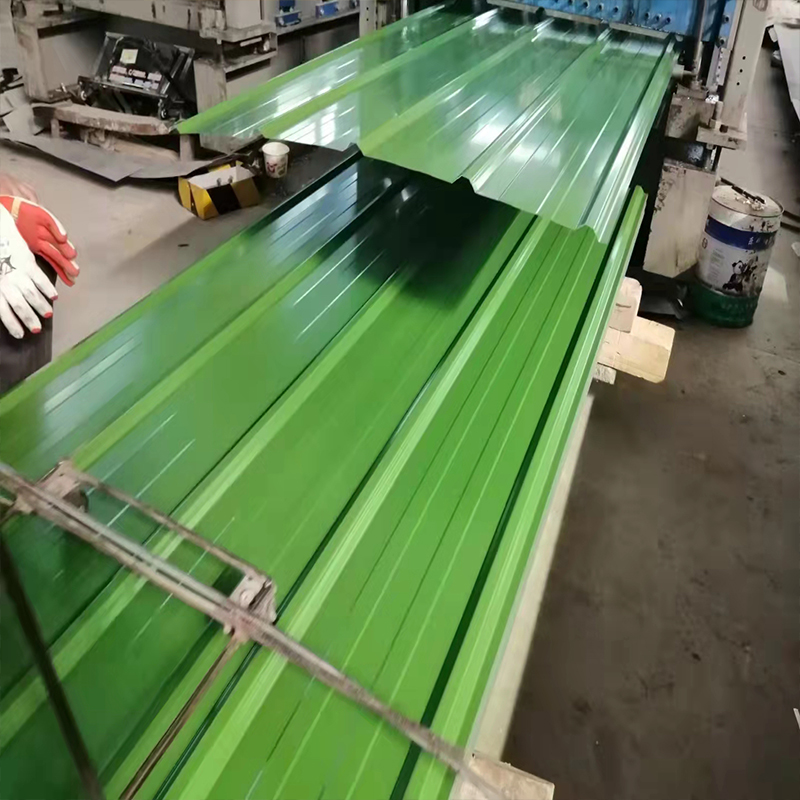 Green Color Roofing Steel Sheet