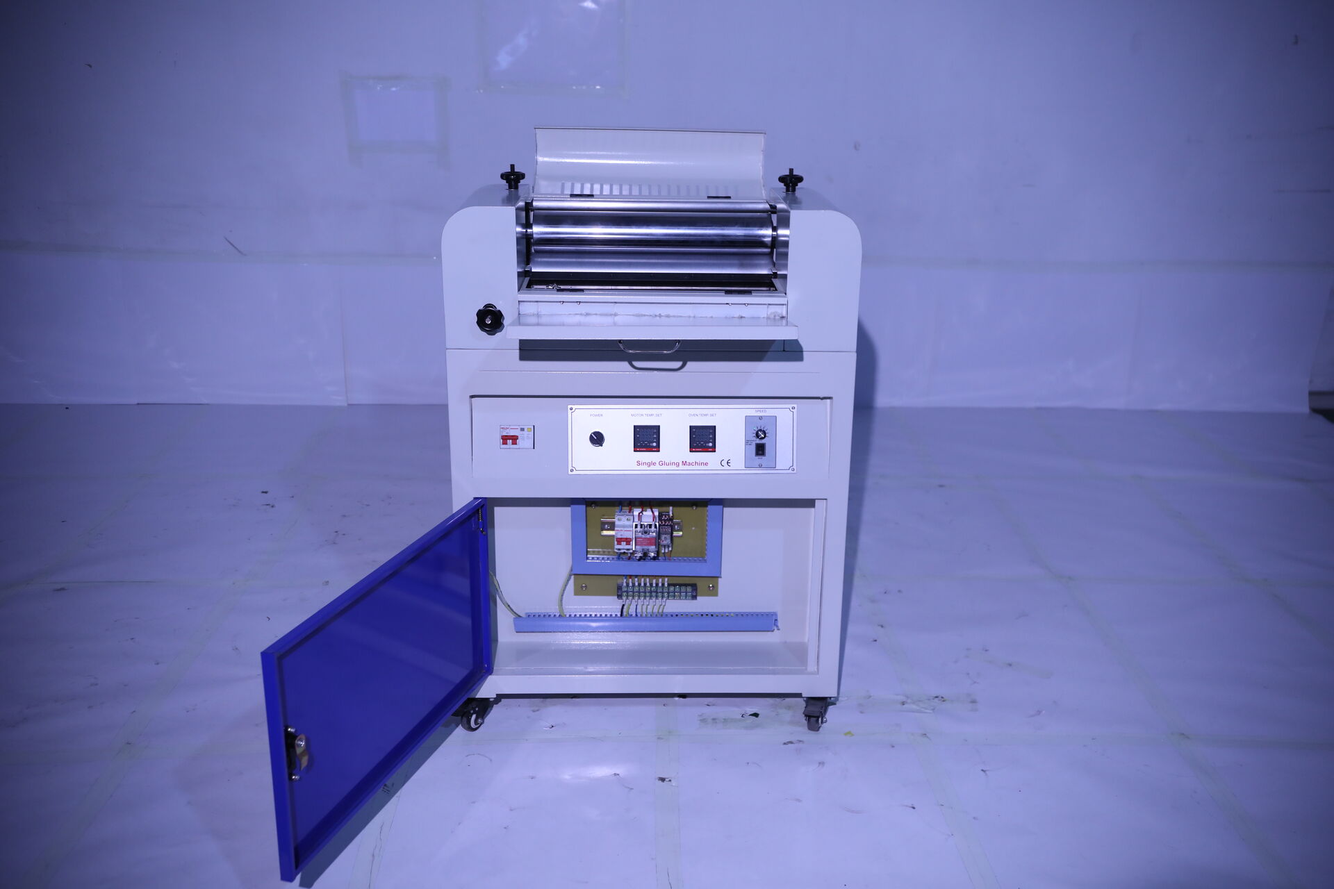 single side hot melt gluing machine 