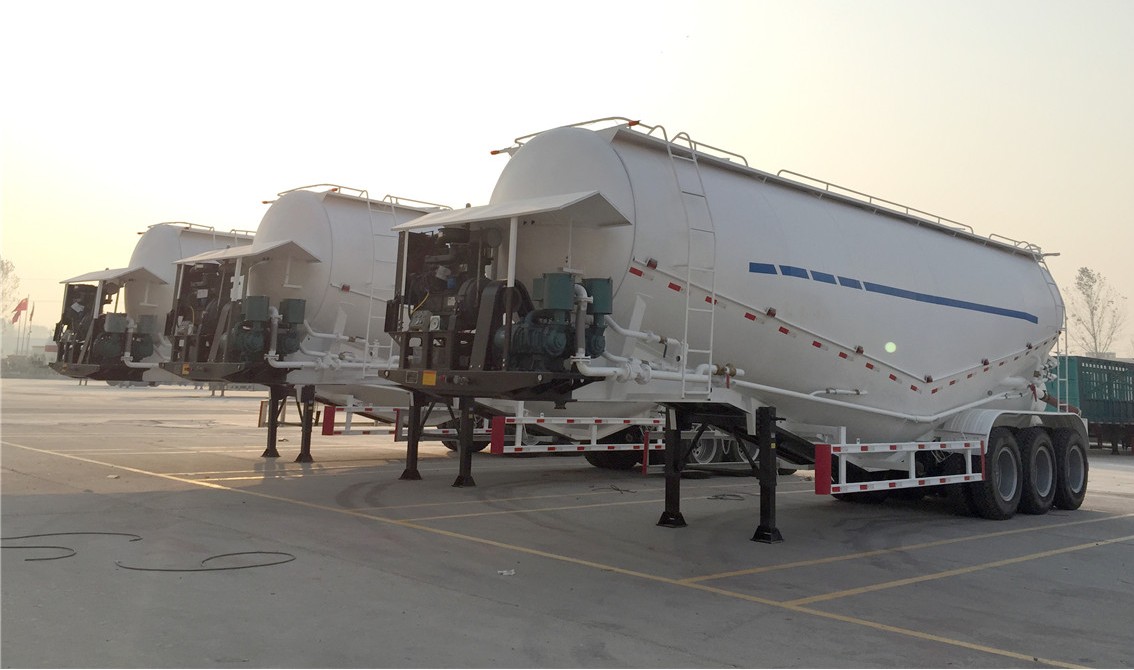 3units of 55cbm cement tank trailers for DUBAI,UAE
