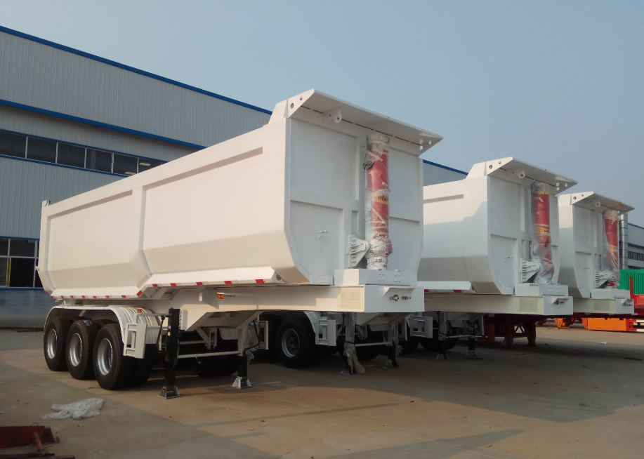 3 axles dump trailer