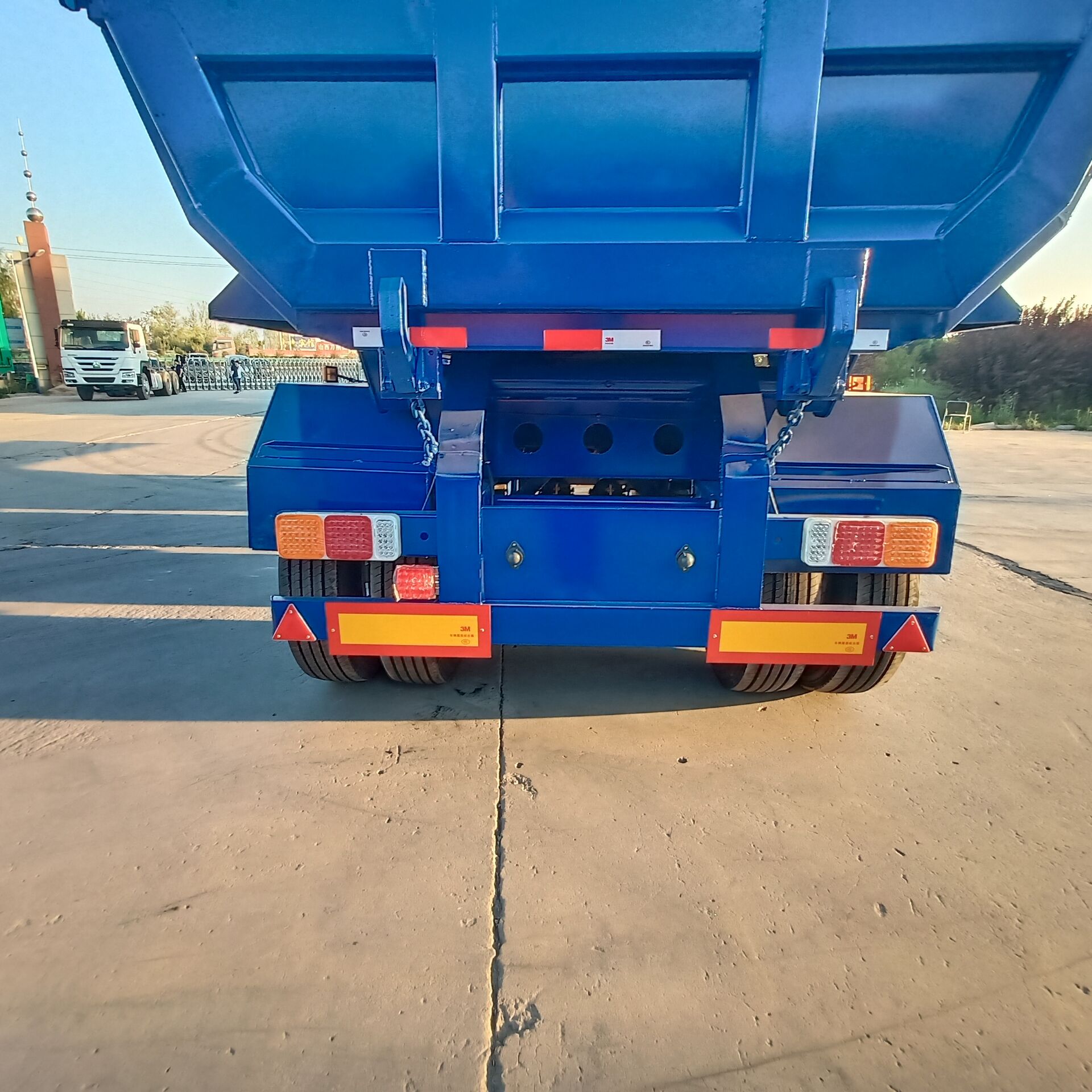 4 axles dump trailer