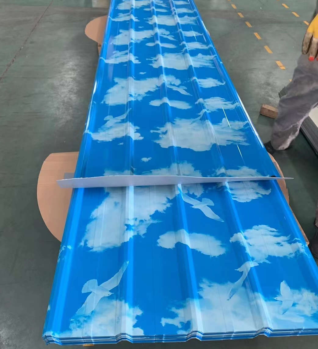 PPGI color coated galvanized corrugated metal roofing sheet