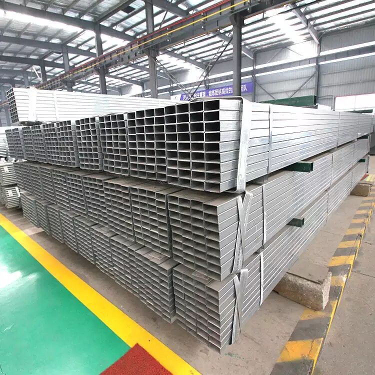 Galvanized rectangular steel tube