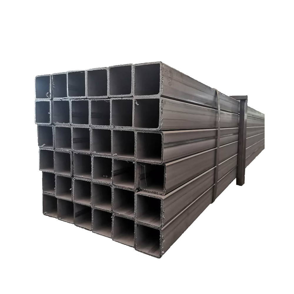 Black Mild Steel Hot Rolled Squre Rectangle Tube 