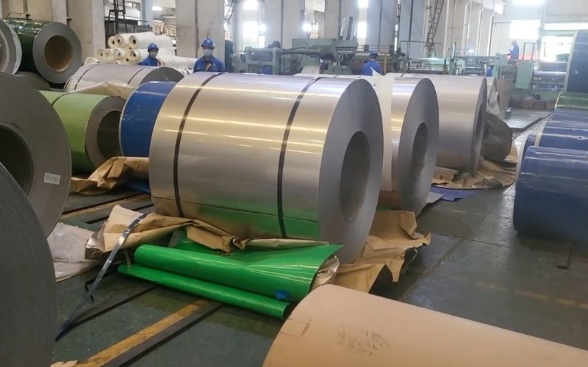 Stainless Steel Coil Waiting To Be Packed.jpg