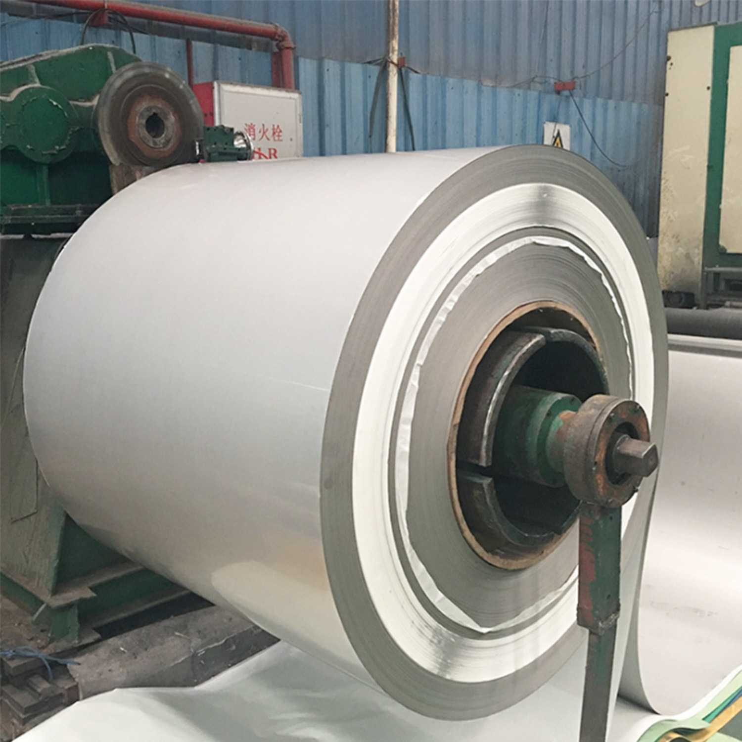 polished stainless steel coil