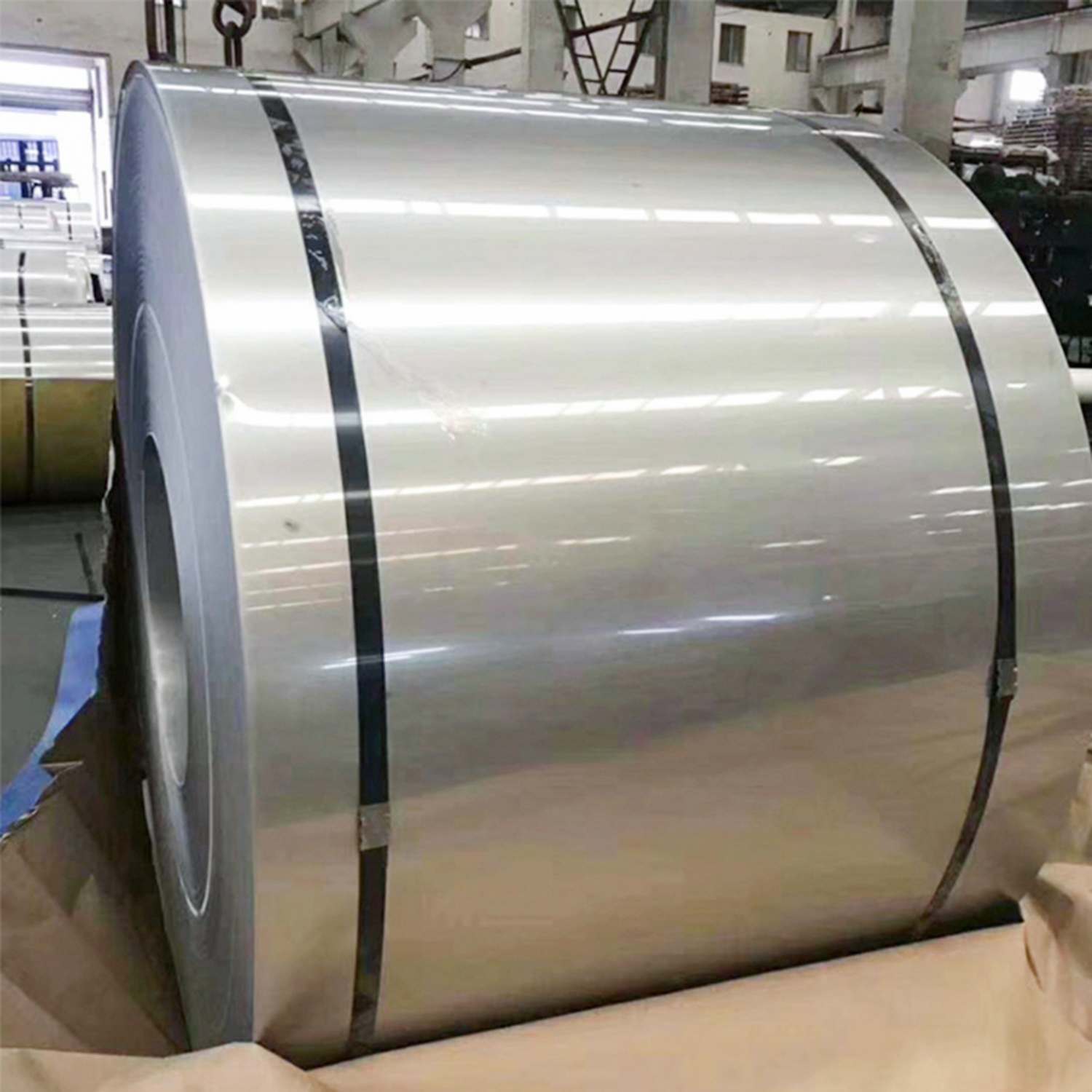 polished stainless steel coil