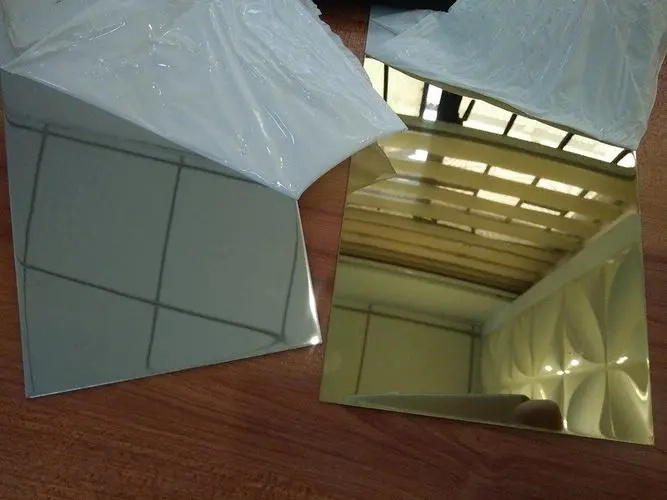 gold mirror stainless steel sheet