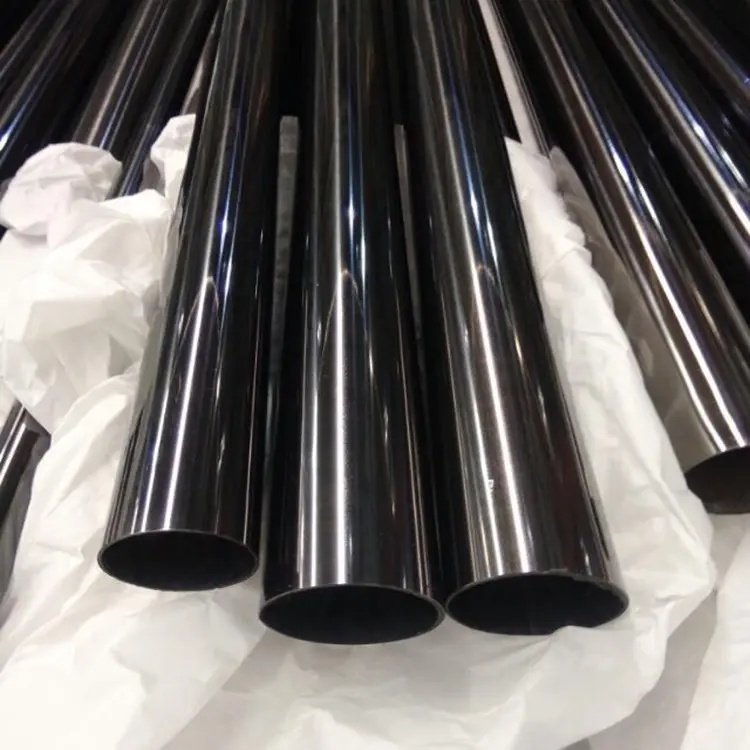 black stainless steel tube
