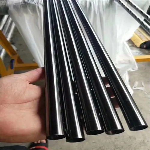 black stainless steel tube