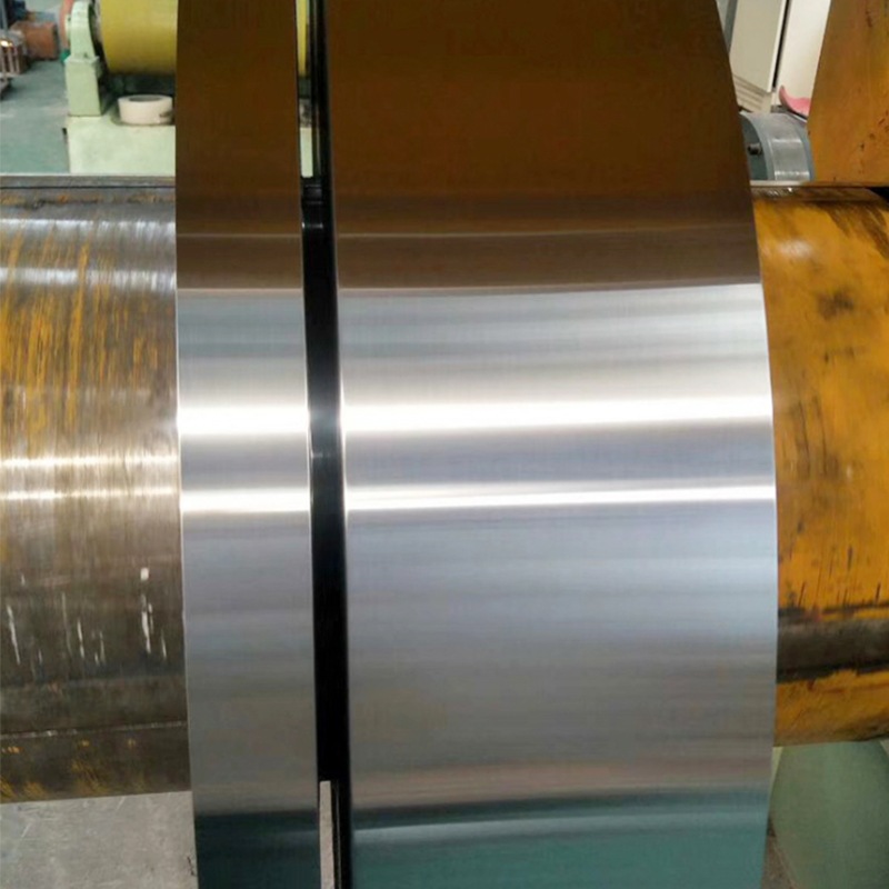 polished stainless steel strips