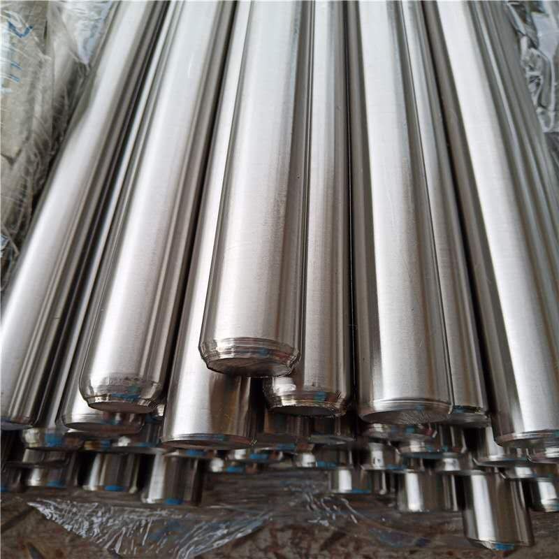 polished stainless steel bar