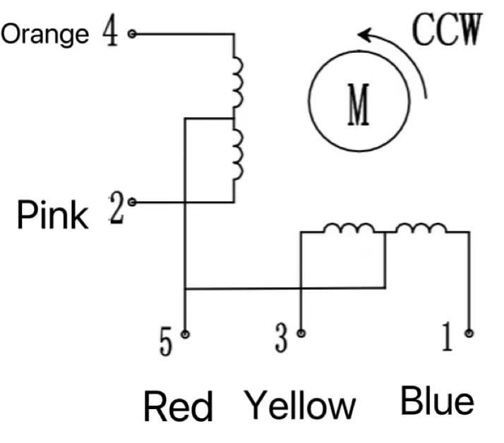 wiring diagram of 24byj48 stepper motor wiring diagram of 24byj48 stepper motor