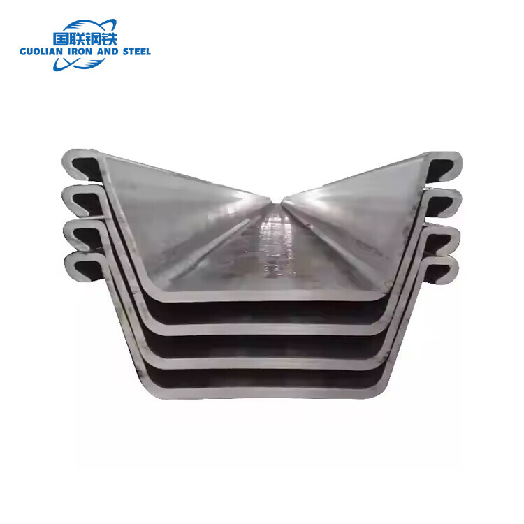 Hot Rolled Cold Bending 400*100*10.5 U-shape Type 2 Steel Sheet Pile S275 S355 Carbon Steel Sheet Piling for Construction
