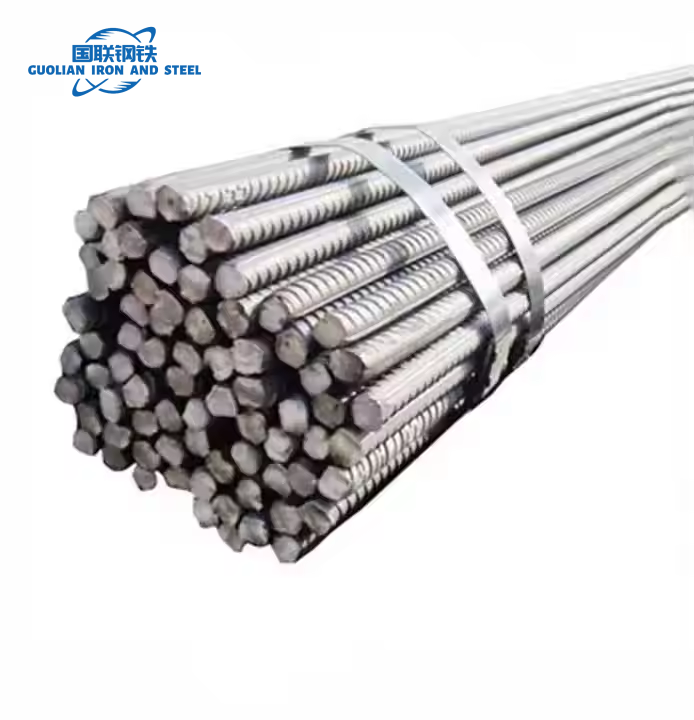 Hot Rolled Ribbed Steel bar Thread Concrete Construction Building HRB300 HRB400 HRB500 Deformed Steel Rebar