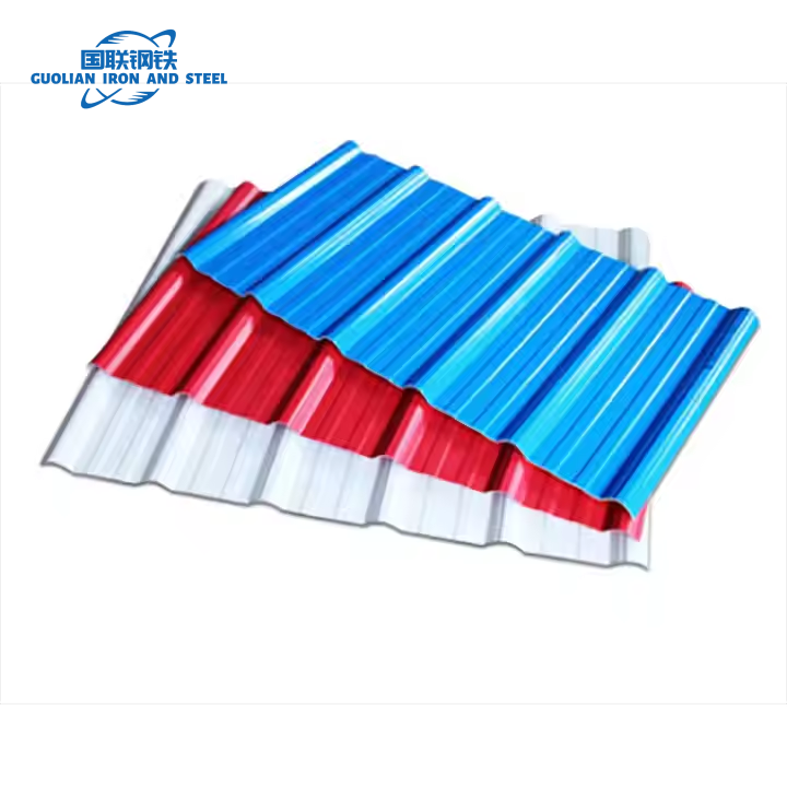 China Best Quality Bond Color Coated Stone Coated Metal Steel Roofing Tiles Shingles Sheets Wave Roof Tiles