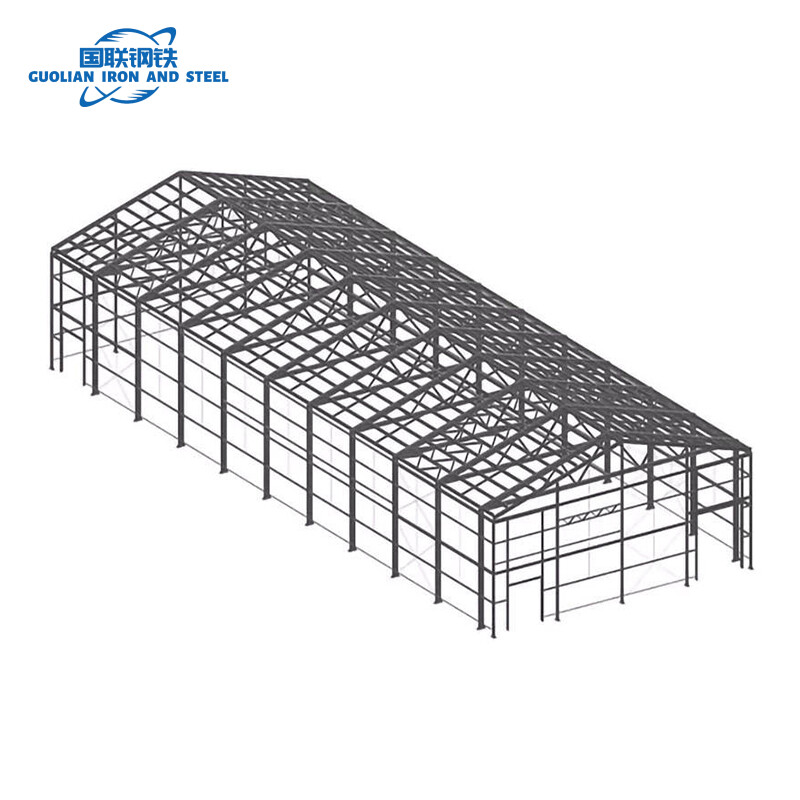 Low Price Industrial Prefabricated STEEL STRUCTURE Workshop Hall