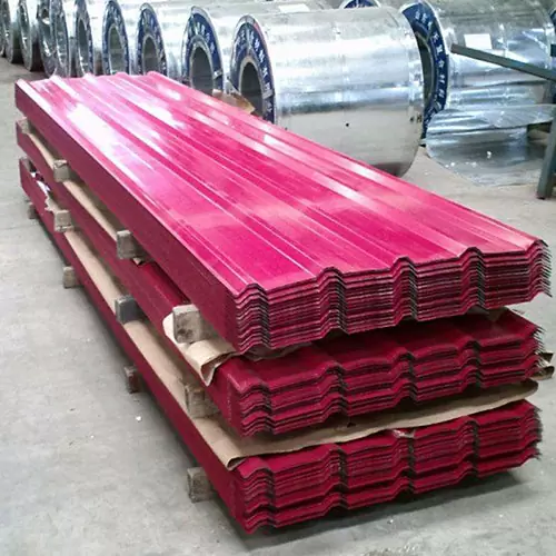 Roof wave tile building materials galvanized color coated stone roof wave tile spot supply
