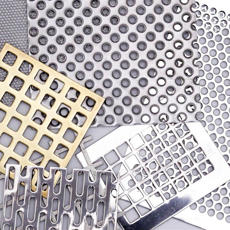 Stainless steel perforated plate
