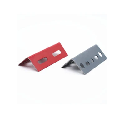 Punched painted angle steel